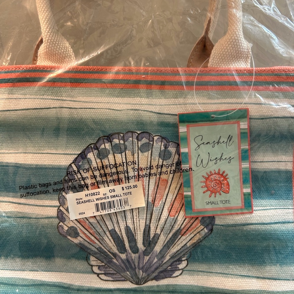 Brighton Seashell Wishes Small Tote NWT - Picture 4 of 4